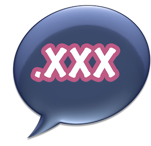 thought bubble for .xxx web domains