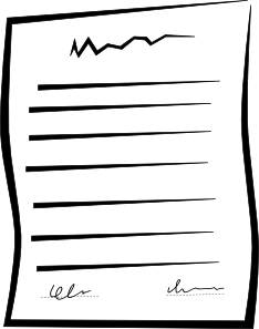 image of a signed contract